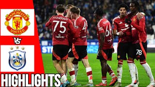 Manchester United vs Huddersfield Town  All Goals amp Highlights  BSM Trophy  121124 [upl. by Akena784]