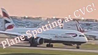 Plane Spotting at CVG International Airport [upl. by Ahsikrats]