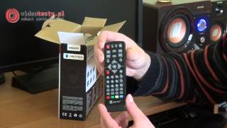 Cabletech tuner cyfrowy DVBT URZ0191 UNBOXING [upl. by Erialcyram]