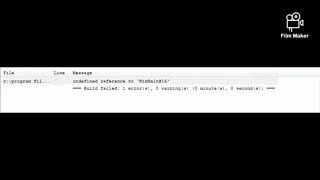 Undefined reference to WinMain16 errors c program error [upl. by Naeruat]