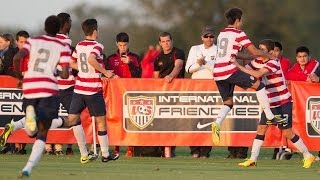 U17MNT vs Brazil Field Level Highlights  Dec 13 2013 [upl. by Burgener631]