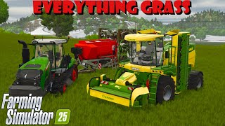 HOW TO MAXIMIZE GRASS FIELDS THE BIGGEST CHANGES FROM FS22 TO FS25 FARMING SIMULATOR 25 [upl. by Rhu]