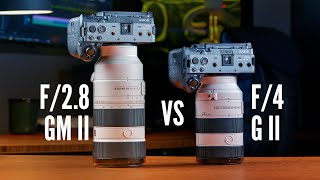 Sony 70200 f28 GM II vs f4 G II Expectations vs Reality [upl. by Nyram]