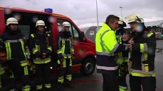 Ausbildung bei der Feuerwehr am Flughafen München  110  Das Polizeimagazin [upl. by Cameron]