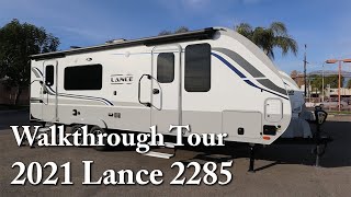 Showcasing the 2021 Lance 2285 Travel Trailer from Galaxy Campers in Ontario CA [upl. by Yetti]