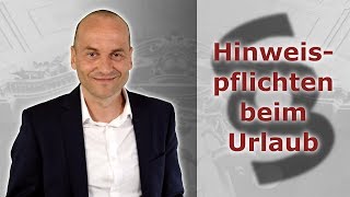 Hinweispflichten beim Urlaub  Arbeitgebern drohen erhebliche finanzielle Nachteile [upl. by Trab]