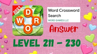 Word Crossword Search  Level 211230  TUTORIAL  ANSWER wordcrosswordsearch tutorial answer [upl. by Odnala]