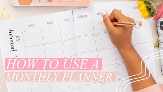 How to Use a Monthly Planner 8 Ways to use a Monthly Planner and Tips Roxy James 2023 [upl. by Eladnor151]