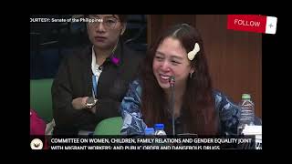 Today’s Hearing Cassie Ong hindi sinagot ang mga tanong ni Senator Win Gatchalian [upl. by Aicened]