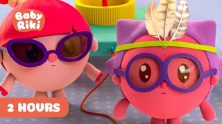 BabyRiki  2 Hours with BabyRiki ✨ Best episodes collection  Cartoons for Kids  0 [upl. by Alphonse423]