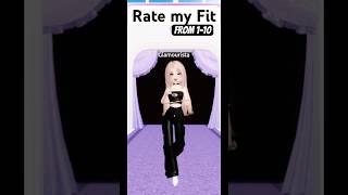 Rate my fit from 110 music art artist roblox robloxmusic truestyle dti dresstoimpress [upl. by Oicnecserc]