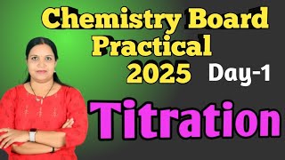 CHEMISTRY BOARD Practical Exam 2025 Class 12 TitrationMohrs salt Vs KMnO4  Day 1 [upl. by Marola511]