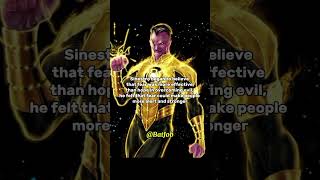 Why did Sinestro stop being a Green Lantern sinestro dcuniverse dc dccomics shorts movies [upl. by Anaihk967]