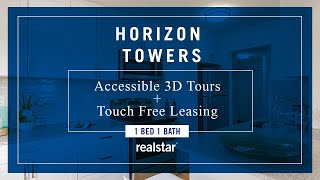 Horizon Towers  Burnaby  Accessible 3D Apartment Tour  1b1b [upl. by Airotkciv]