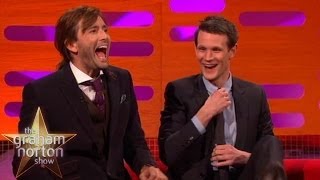 The Two Dr Whos Meet Their Craziest Fans  The Graham Norton Show [upl. by Dnalel990]