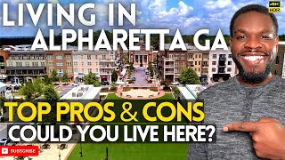 Living in Alpharetta GA  TOP Pros amp Cons  Could You Live Here  Metro Atlanta Suburbs [upl. by Aicirtac]