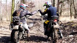 ENDURO DAY 2  YAMAHA XT660Z TÉNÉRÉ  BMW F650GS DAKAR  KAWASAKI KLE500  SUZUKI DR650  GoPro8 [upl. by Cecily]