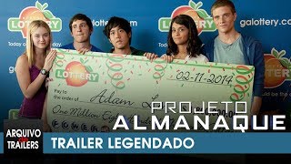 Projeto Almanaque Project Almanac 2015  Trailer Legendado [upl. by Pacifa718]