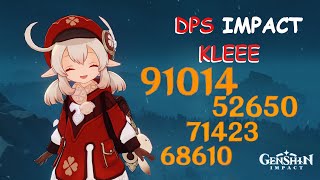 DPS Impact Klee  Showcase [upl. by Oicnerolf430]