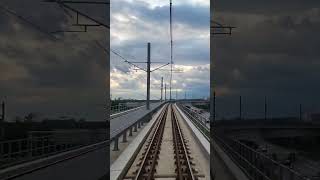 REM timelapse ride on the entire line from Brossard station to Central Station in Montreal [upl. by Hildegarde]