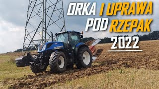 ✓Orka i Uprawa Pod Rzepak 2022✓ New Holland T7165s amp T5120  Pöttinger Servo 35s [upl. by Freberg]