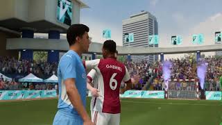 FIFA 22 VS EA FC 24 VOLTA 5v5 ARSENAL VS MANCHESTER CITY SOCCER [upl. by Noloc]