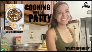 Cooking With Patty  Mushroom Soup  PCPatty [upl. by Haseena389]