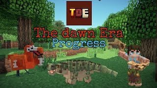 Minecraft  Progress The dawn Era mod 🦖 [upl. by Jacinto135]