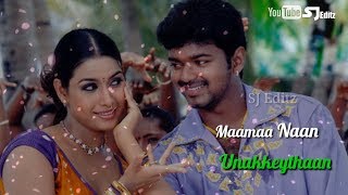 gundu gundukodi Elantha Pazham Song lyrics vijay  whats app status [upl. by Assylem795]