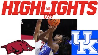 Arkansas vs 6 Kentucky Basketball Full Game Highlights  2024 [upl. by Kuster]