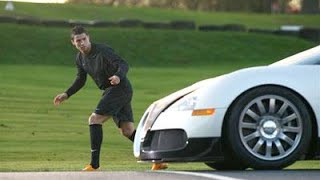 Cristiano Ronaldo vs Bugatti Veyron [upl. by Ecirtaed85]