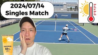 20240714 Singles  Francis vs Jin  tennis  nyc [upl. by Erodasi]