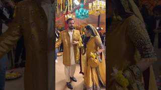 Rajab butt and eman mehndi look 💓 wedding [upl. by Aznaed]