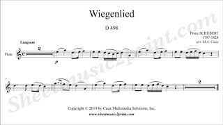 Schubert  Wiegenlied  Flute [upl. by Wanyen]