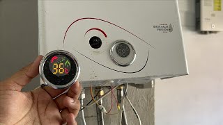 Boiler de paso Cinsa hace chispa pero no enciende  Falla en display de temperatura  Solución fácil [upl. by Stalker]