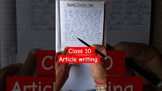 article writing class 10 Annual function day Annual function day class 10 article toppers copy [upl. by Matti8]