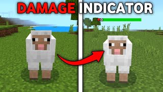 Damage And Health Indicators Minecraft Pocket Edition 120121  No Rapyd Boy [upl. by Draneb]