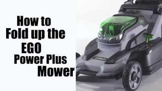 Folding and Storing Your EGO Mower [upl. by Irdua]