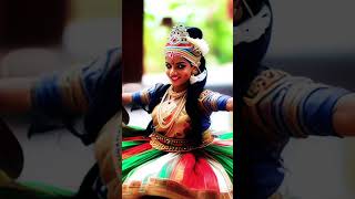 Happy Navratri 2024  Nagada sang dhol baje  Kathakali Dance  Youtube shorts ytshorts [upl. by Fotina15]