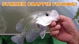 Crappie Fishing Docks With My Version Of A Weedless Jig Head [upl. by Gary]