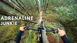 Crazy Speed Down the Gnarliest Mountain Bike Trails [upl. by Ennove]