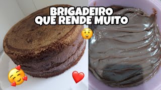 BRIGADEIRO QUE RENDE MUITO  RECHEIO DE BOLO 30x10 [upl. by Nataniel]