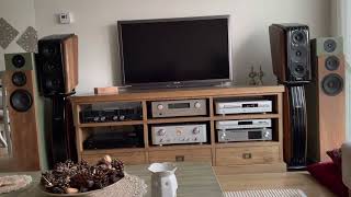 Troels Gravesen ‘s Ekta MKII speakers and Marantz electronics [upl. by Harwell]