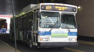 B54 bus announcements to Downtown BrooklynJay St Vianova screen [upl. by Manas]