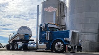 OLDENKAMP TRUCKING AT WEST LEPRINO FOODS PLANT LEMOORECA [upl. by Kaleb]