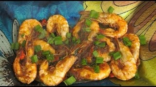 Paano magluto Halabos na Hipon Recipe Stir Fried shrimps prawns Tagalog Pinoy cooking [upl. by Katey]