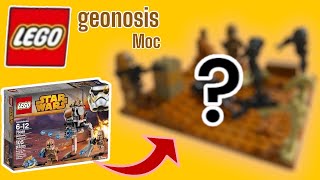 Lego Star Wars geonosis Moc [upl. by Hamer]