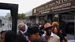 Sharpton Central Park Five members get out the vote in battleground Pennsylvania [upl. by Gnehc]