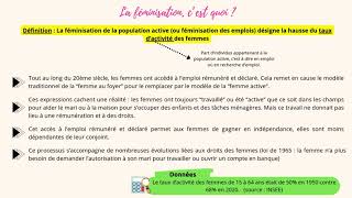 La féminisation  1 notion en 2 minutes [upl. by Asertal]