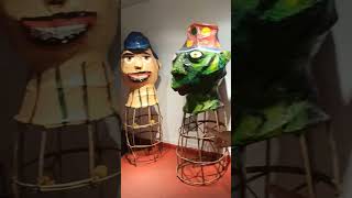 Cómo ver el museo del carnaval en Montevideo cabezudos museodelcarnaval [upl. by Mendelson971]